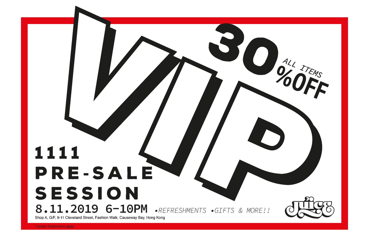Win A Chance To Join Our VIP Pre-Sale This Friday in Hong Kong!