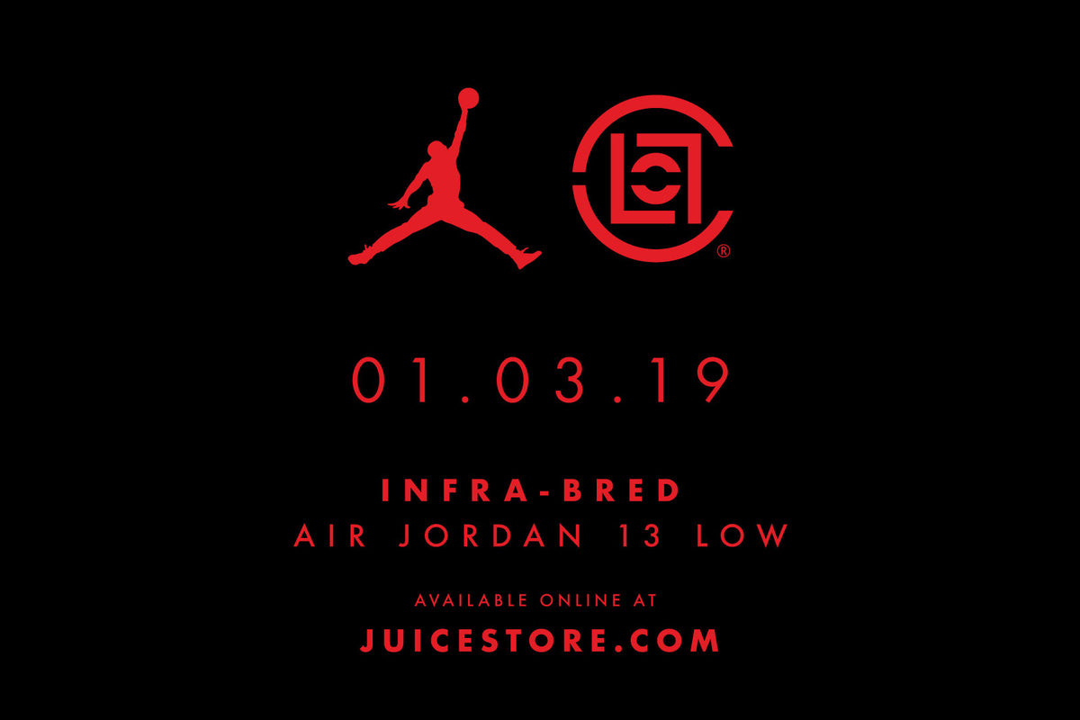 CLOT's Air Jordan XIII Low "INFRA-BRED" Will Be Available Online