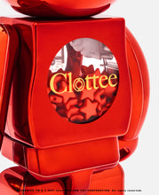 Be@rbrick  CLOTTEE x atmos 100% & 400% Set (Red)