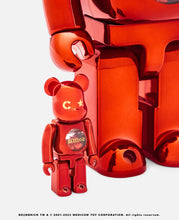 Be@rbrick  CLOTTEE x atmos 100% & 400% Set (Red)