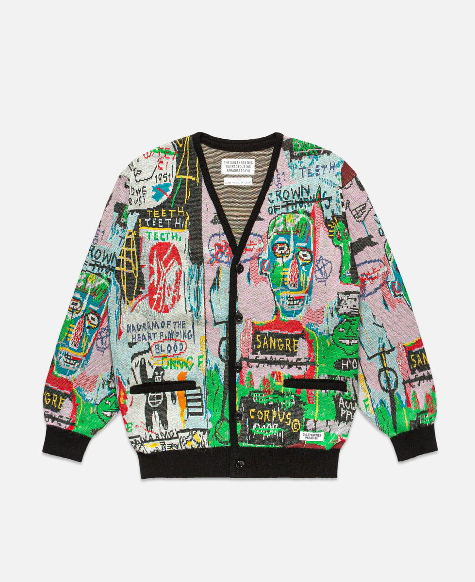 Wacko Maria - Jean-Michel Basquiat Cardigan (Type-3) (Multi