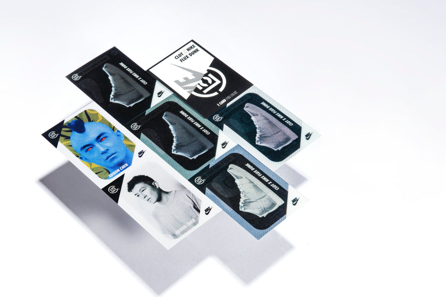 WATCH OUT FOR THESE CLOT x NIKE FLUX DUNK COLLECTIBLE CARDS