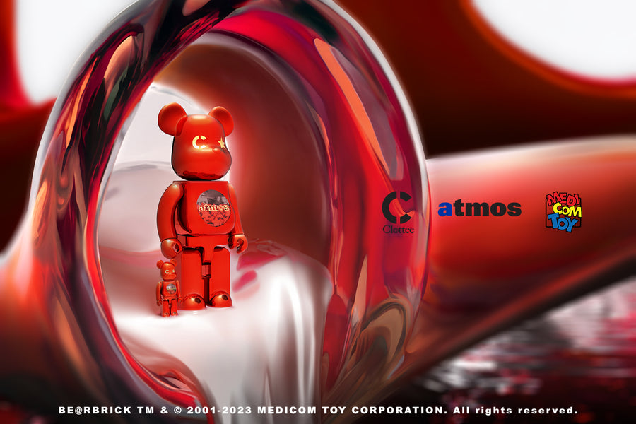 A Closer Look At The CLOTTEE x atmos x MEDICOM TOY 100% & 400% BE@RBRICK and CLOTTEE x atmos Capsule Collection