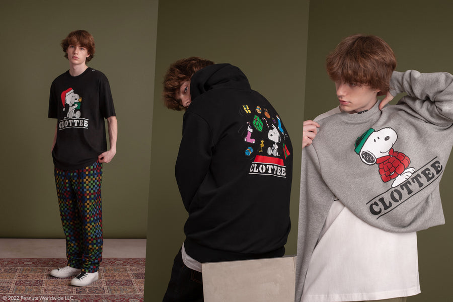 A SNOOPY CELEBRATION: CLOTTEE AND PEANUTS LAUNCH CHRISTMAS CAPSULE