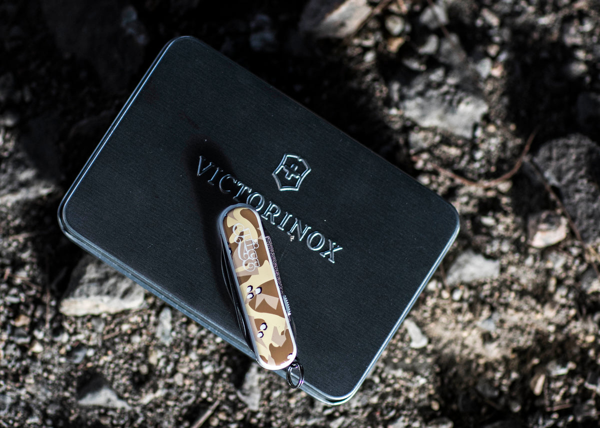 Bring Your CLOT x Victorinox "Desert Camo" Utility Knife for Free Engravings