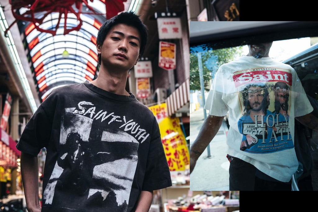 HOT DROP: Saint Michael continues its biblical exploration with Denim Tears and VLONE