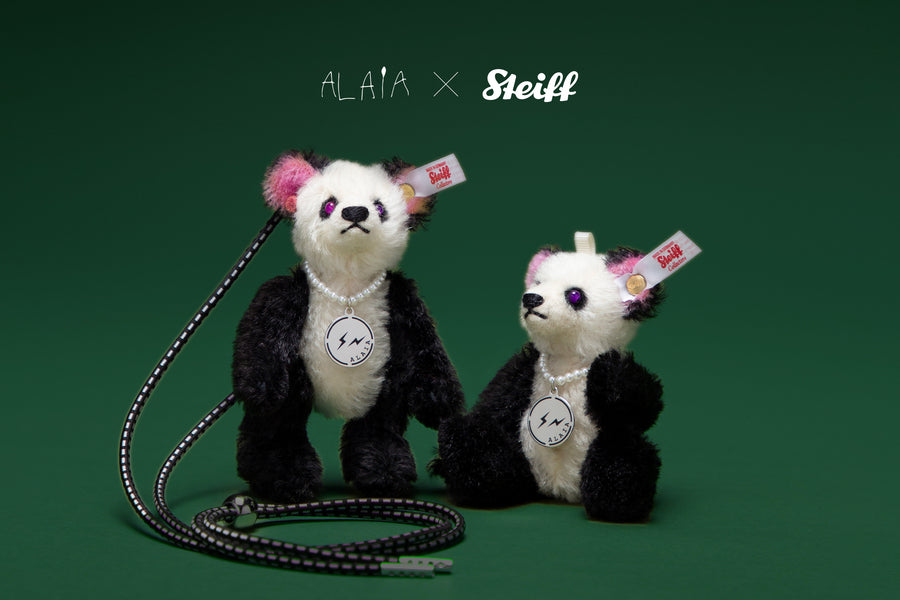 Fragment Design x Alaia x Steiff "Mini Panda Bearry Cute" Key Ring - The Perfect Gift For The Holidays