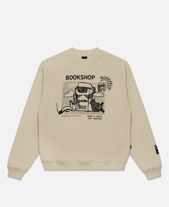 Book Shop Crewneck (Cream)