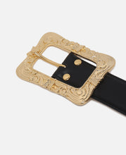 Papillon Square Buckle Belt (Black)