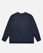Mohair Cardigan - Emblem (Navy)