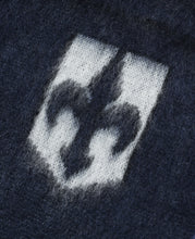Mohair Cardigan - Emblem (Navy)