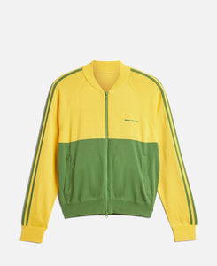 Nylon Knit Track Top (Yellow)