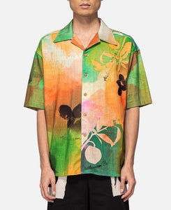 Rhino Tie Dye Print Shirt (Multi)
