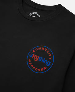 Community Approved T-Shirt (Black)