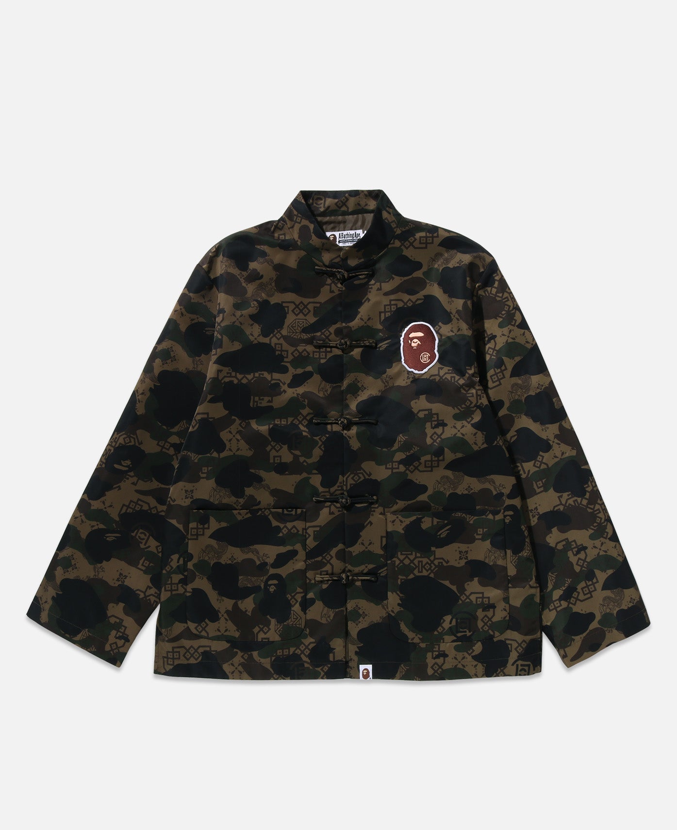 Camo Ape Head Chinese Jacket (Olive)