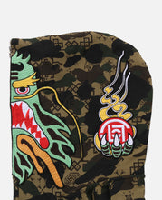 Camo Shark Full Zip Hoodie (Olive)