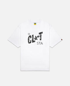 Camo CLOT STA Logo Relaxed Fit T-Shirts (White)