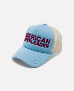 American Cheerleader Trucker Cap (Blue)