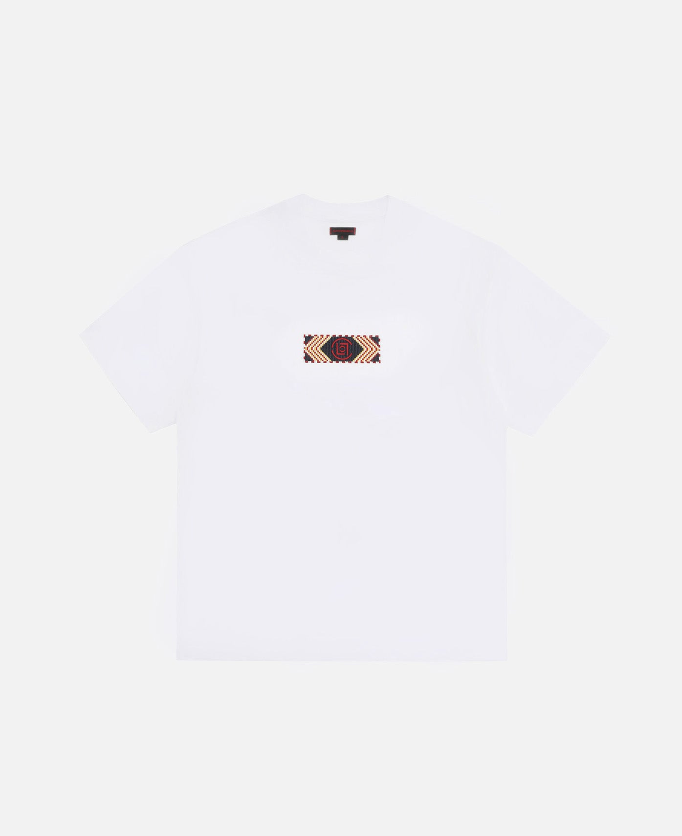 Beaded Logo T-Shirt (White)