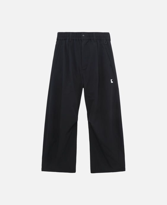 City Uniform Barrel Leg Easy Pants (Black)