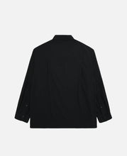City Uniform L/S Pullover Shirt (Black)