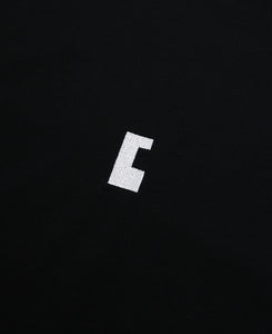 Enbroidery T-Shirt With Drawstrings 002 (Black)