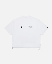 Enbroidery T-Shirt With Drawstrings 002 (White)