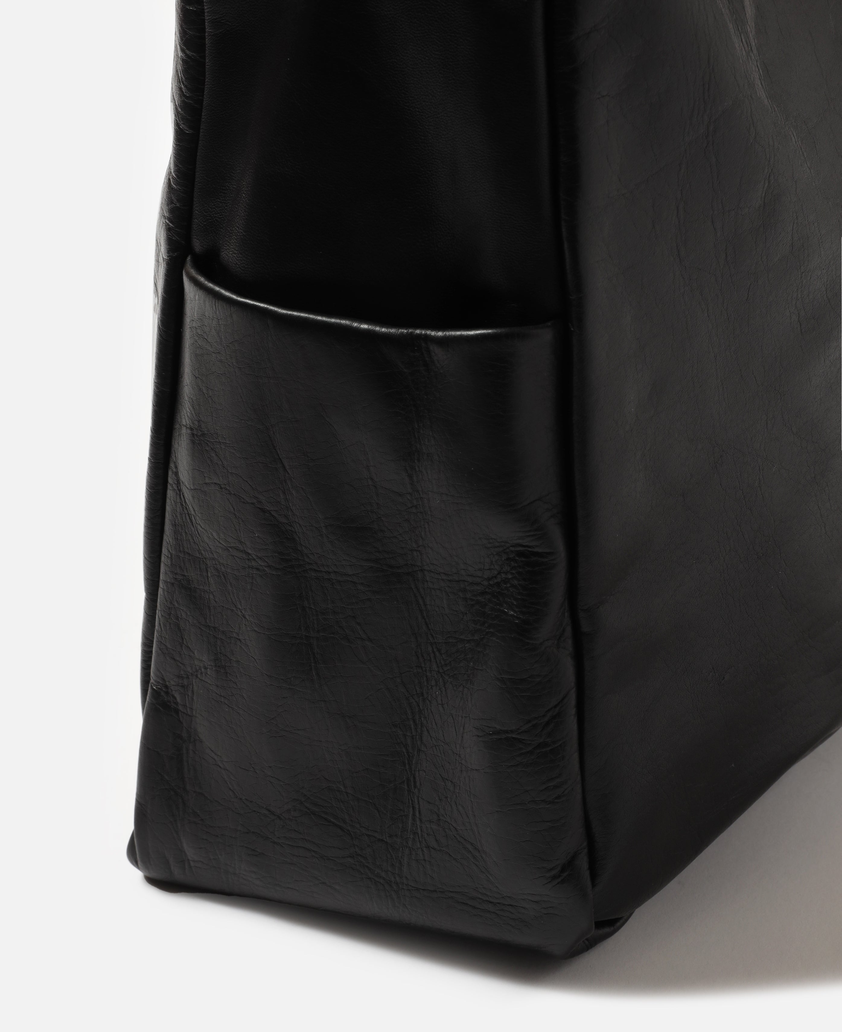 Leather Holiday Bag Large (Black)