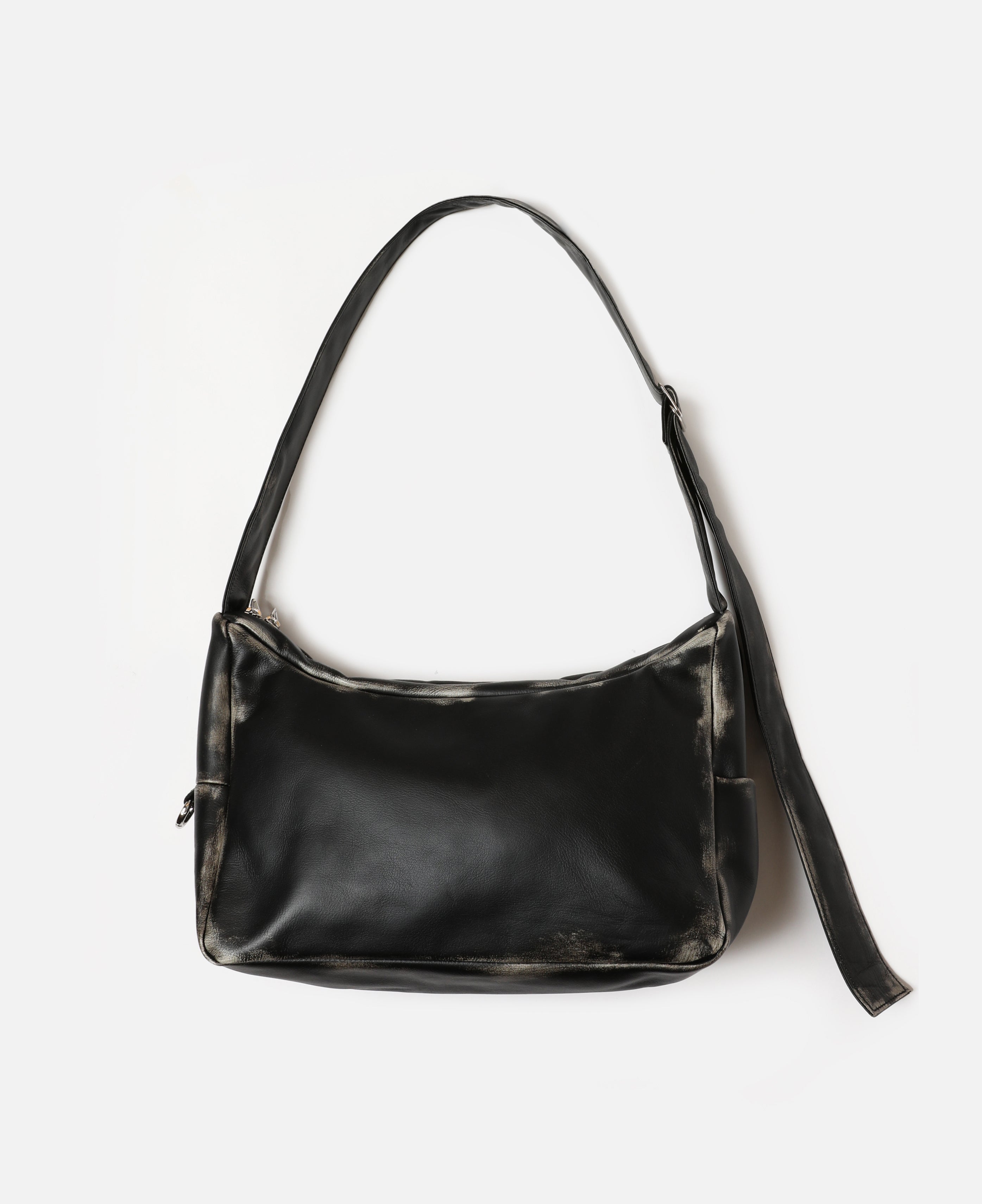 Vintage Leather Holiday Bag (Black)