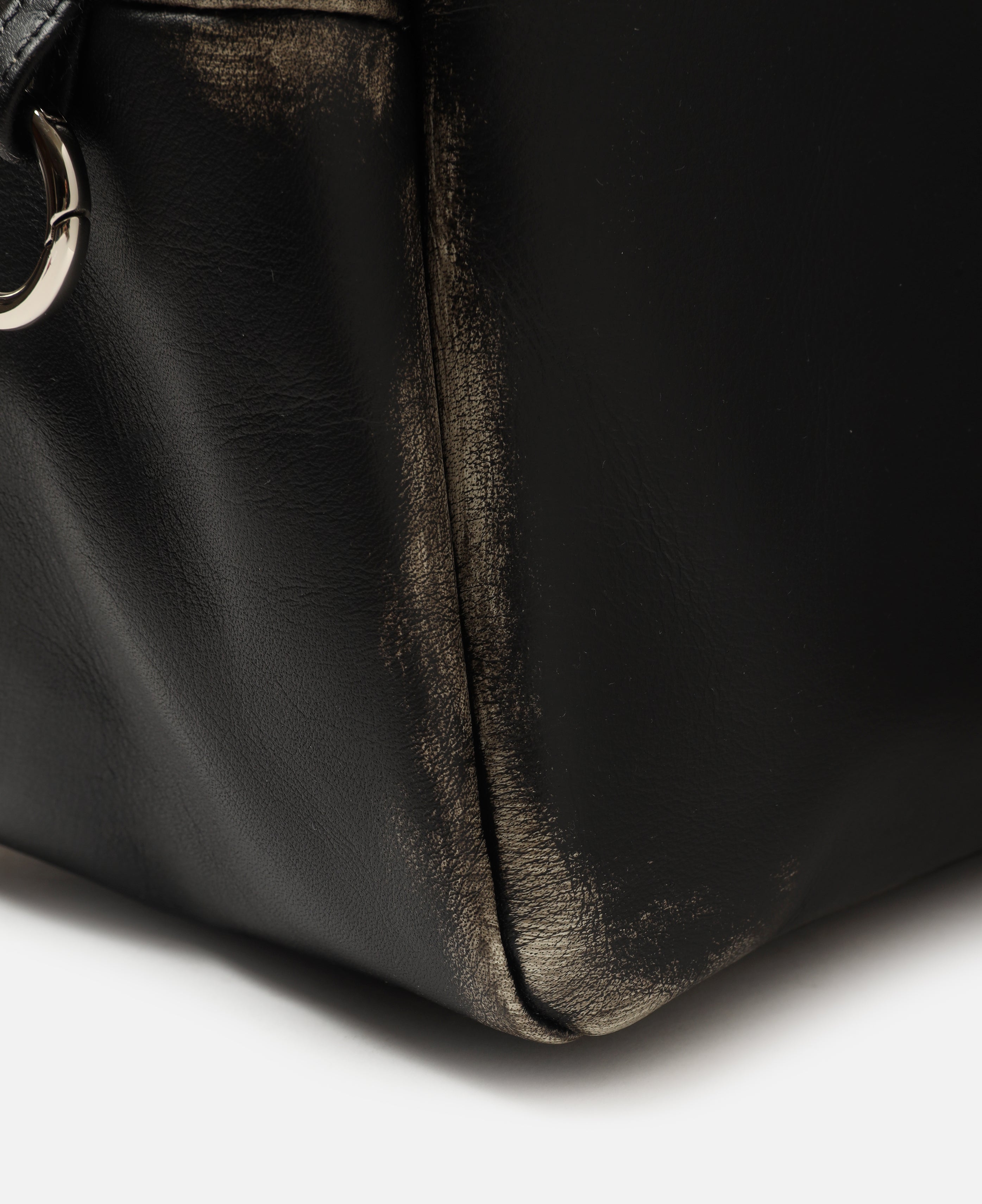 Vintage Leather Holiday Bag (Black)