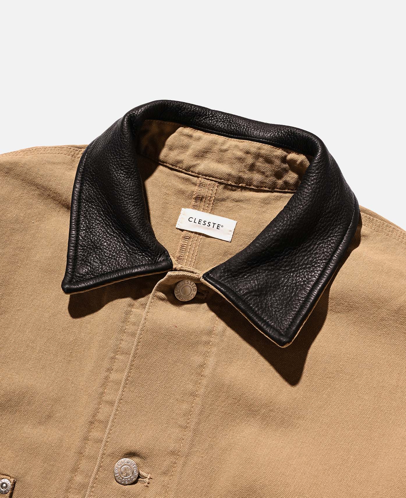 Vintage Dyed City Utility Coat (Beige)