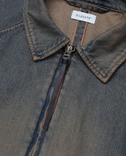 Vintage Dyed Selvedge Denim City Utility Jacket (Beige)