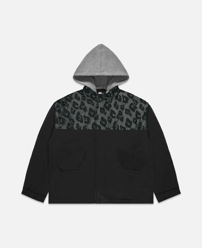 2 In 1 M-65 Leopard Jacket (Black)