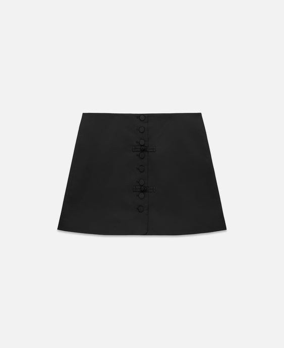 Button Up Skirt (Black)