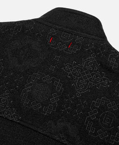Embroidered Chinese Shirt (Black)
