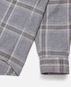 Chinese Checked Shirt (Grey)