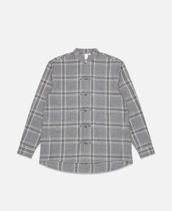 Chinese Checked Shirt (Grey)