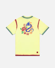 Enamel Dragon Print T-Shirt (Yellow)