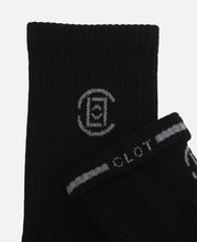 CLOT Jacquard Logo Socks (Black)