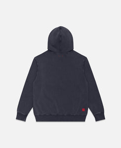 CLOT Washed Logo Hoodie (Indigo)