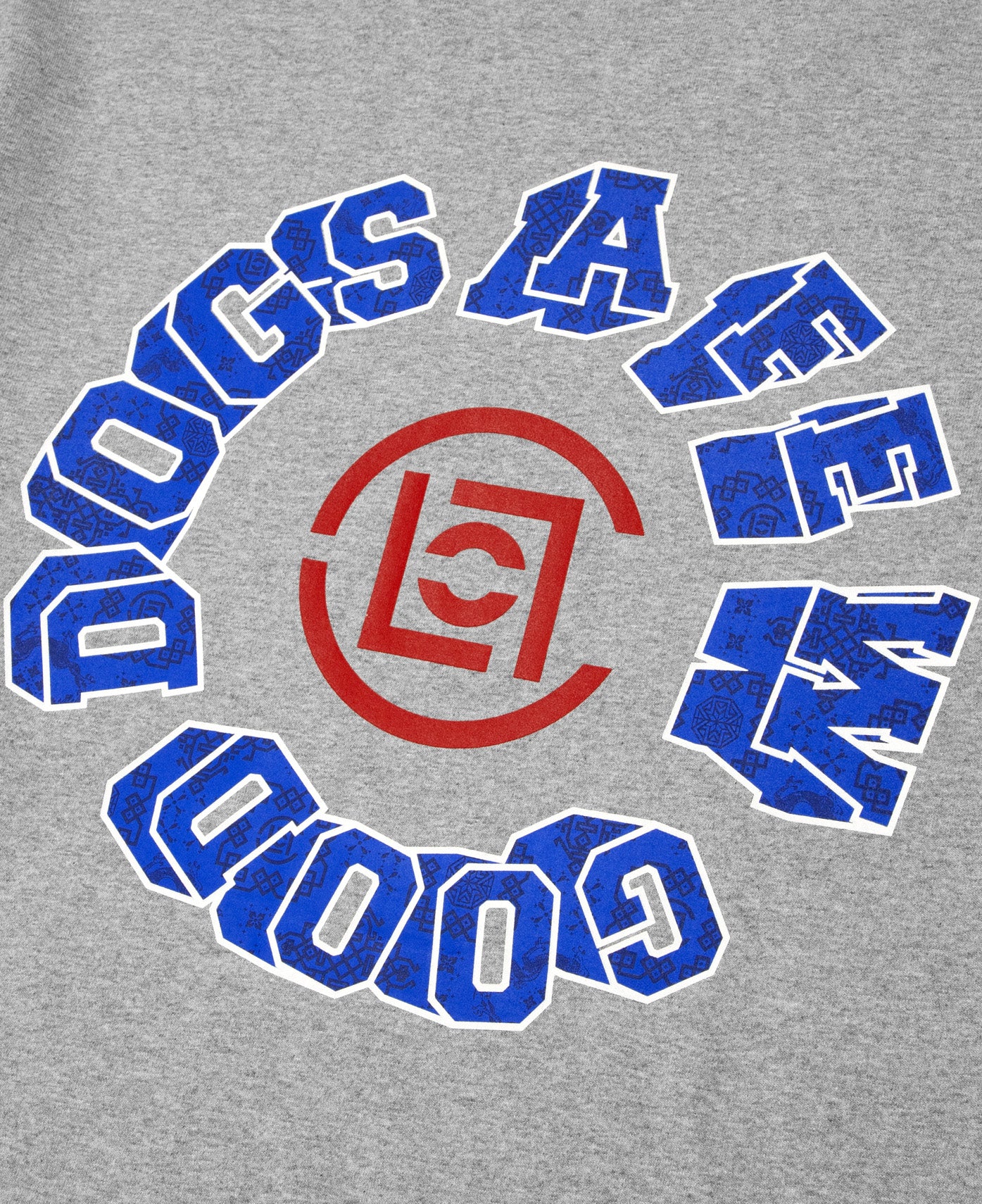 CLOT x AFGK Logo T-Shirt (Grey)