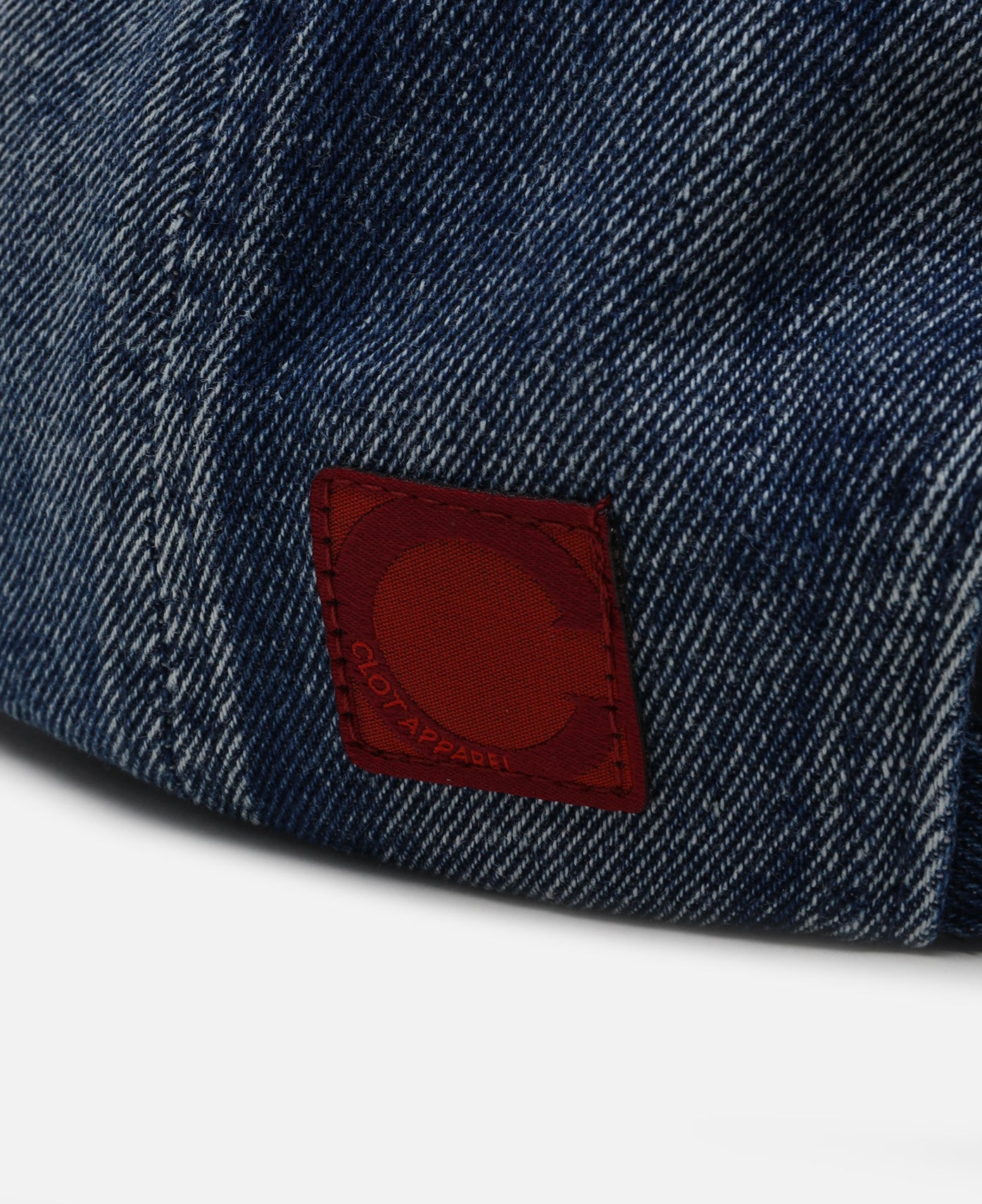 Color Logo Denim Cap (Blue)