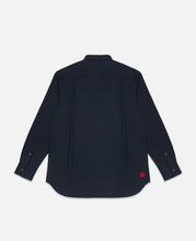 Crisscrossed Shirt (Navy)