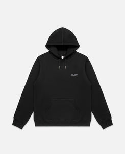 Cut Out Logo Hoodie (Black)