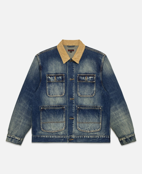 Dragon Denim Jacket (Navy)