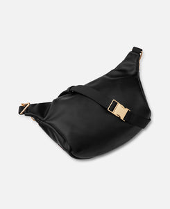 Faux Leather Bum Bag (Black)