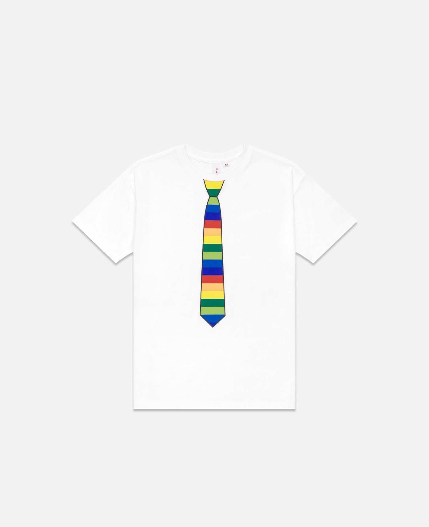 Kids Rainbow Tie T-Shirt (White)