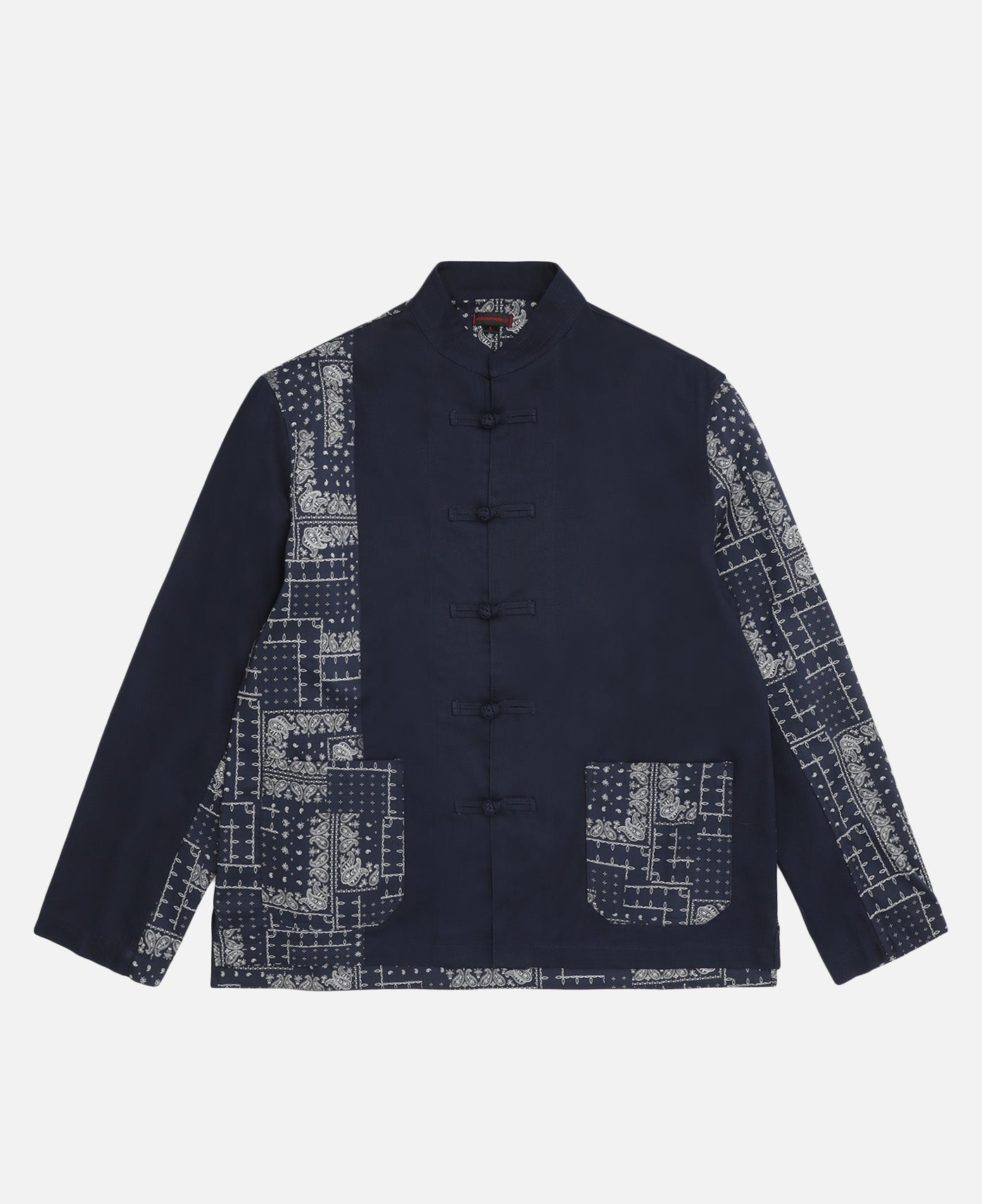 Paisley Chinese Shirt (Navy)