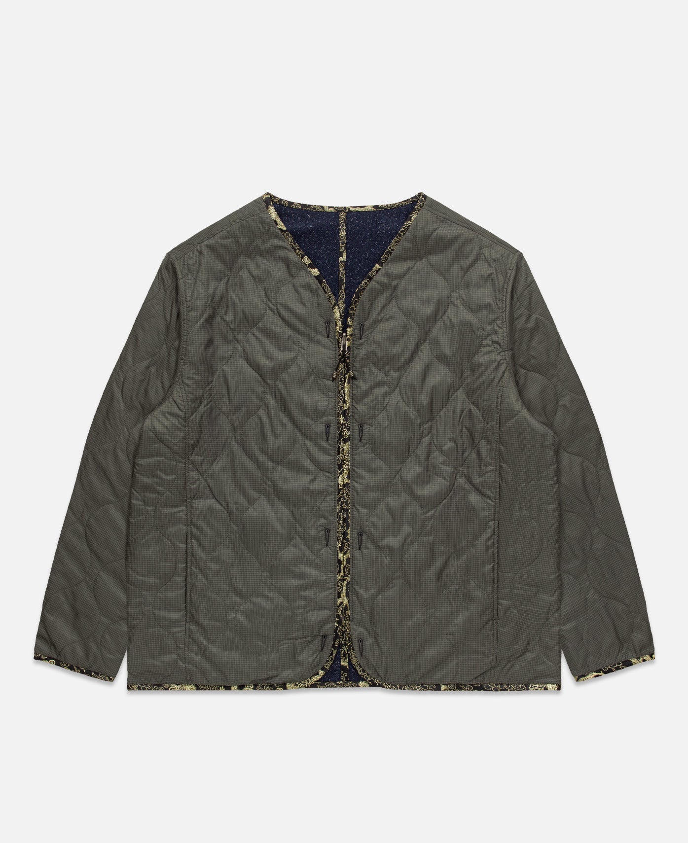 Reversible Quilt Jacket (Navy)