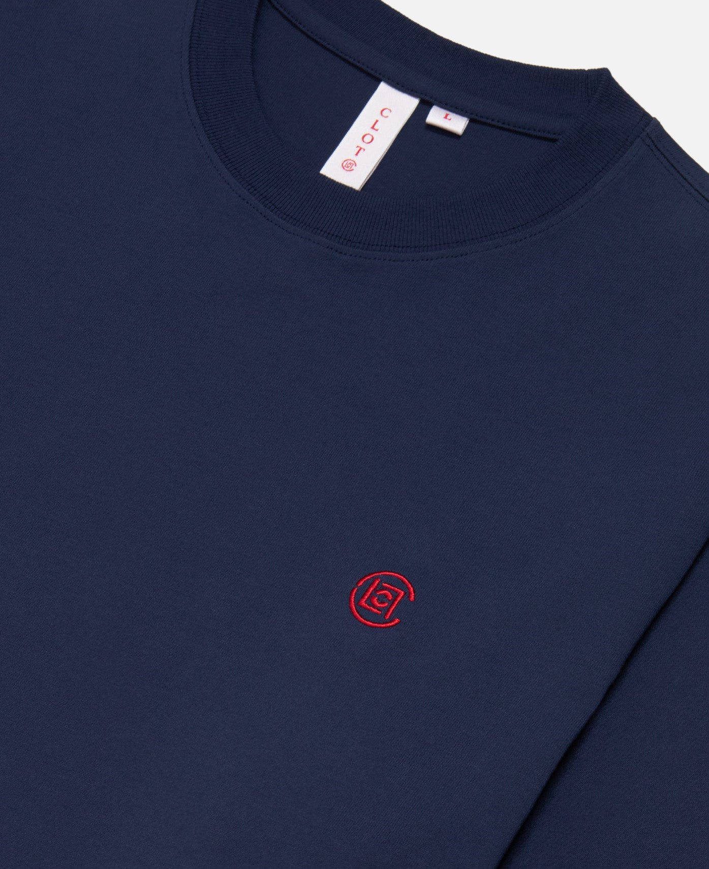 Small Logo L/S T-Shirt (Navy)